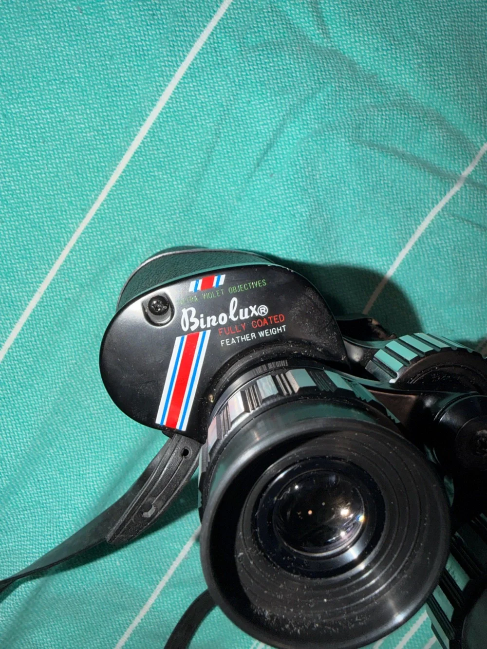 Vintage Black Compact Binoculars with Textured Grip - Outdoor Viewing